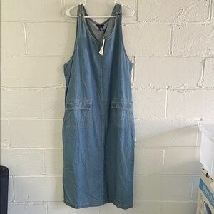 💲 5 for $20 CST Women's Blue Denim Jumper- 18W